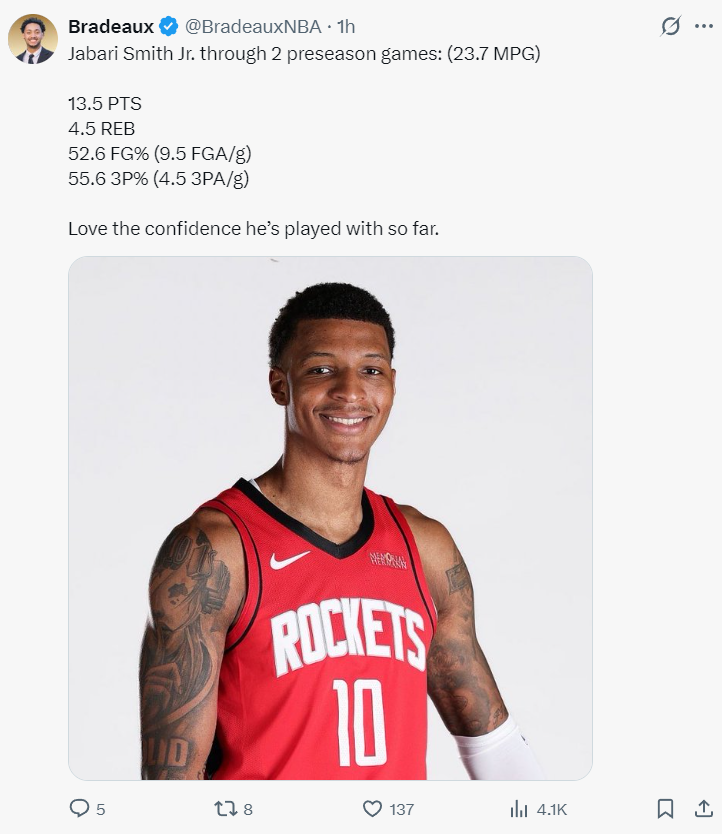 首秀, 这期间火箭